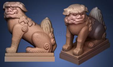 3D model sphinks chinese (STL)